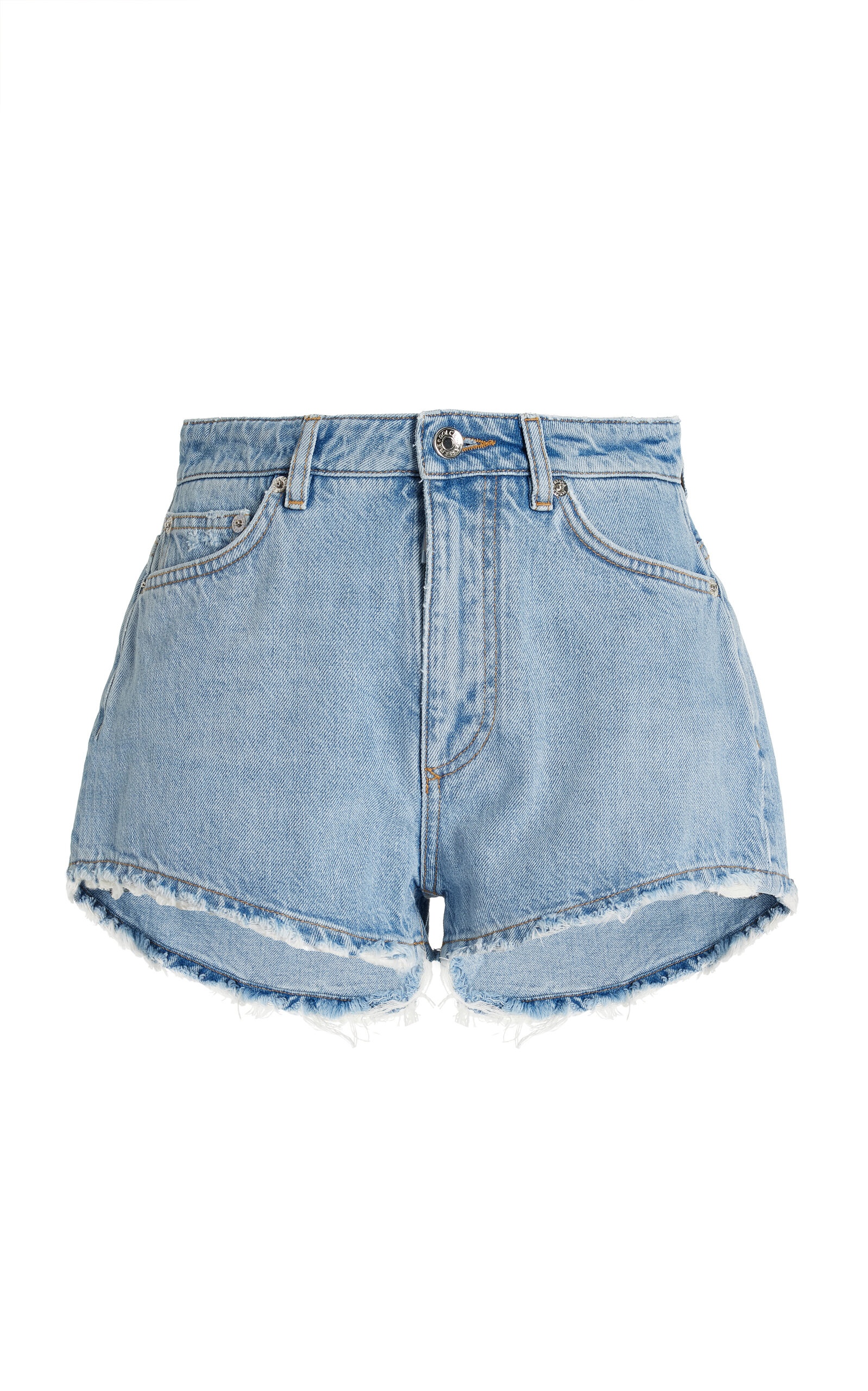 Cutoff Denim Shorts blue - 1