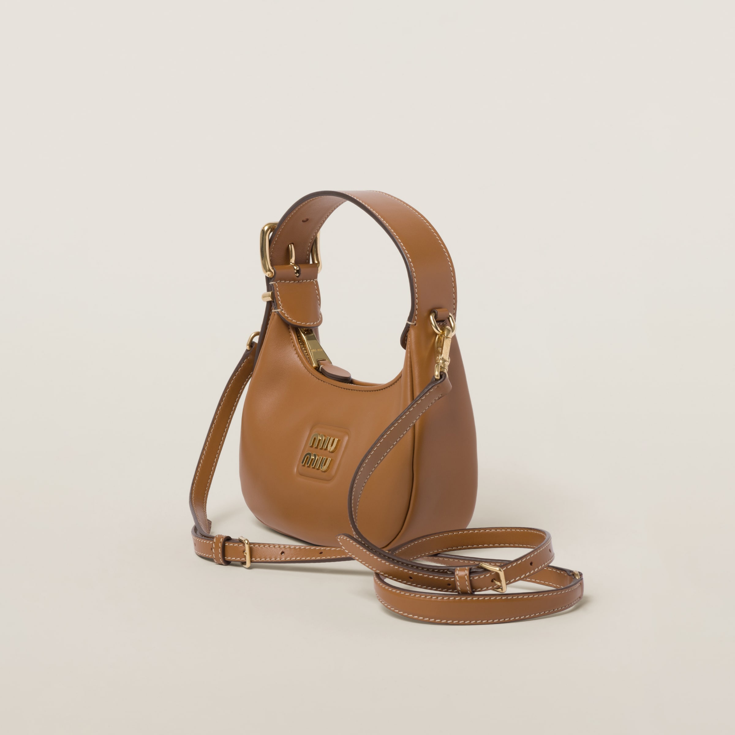 Leather hobo bag - 1