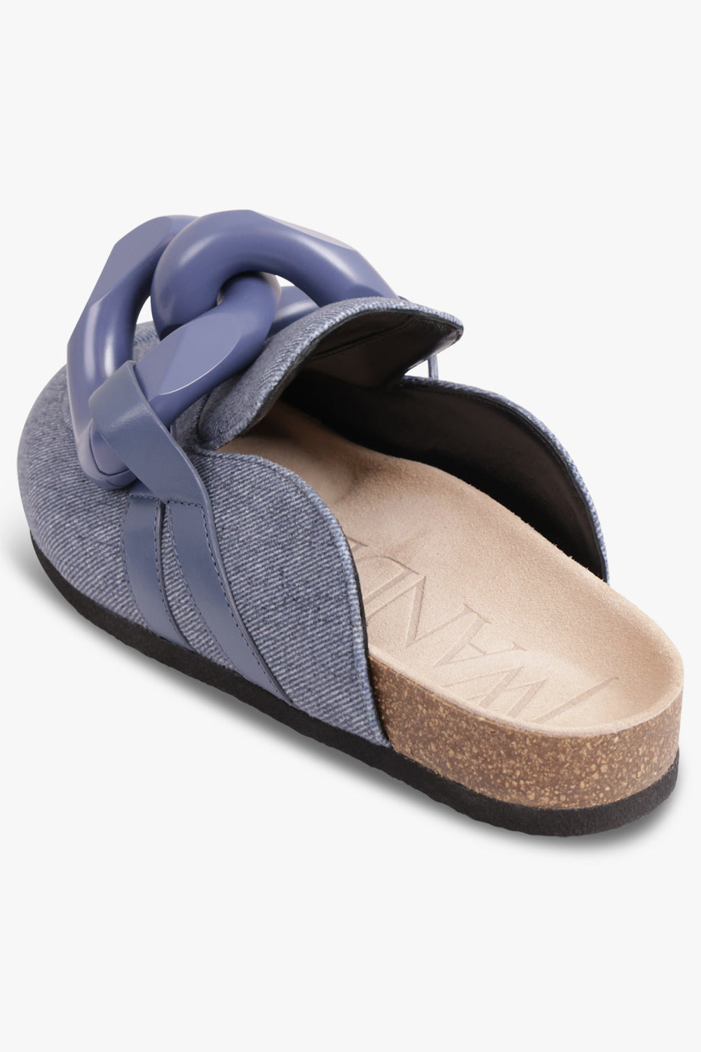 CHAIN MULE SLIP ON LOAFER | DENIM PRINT - 3