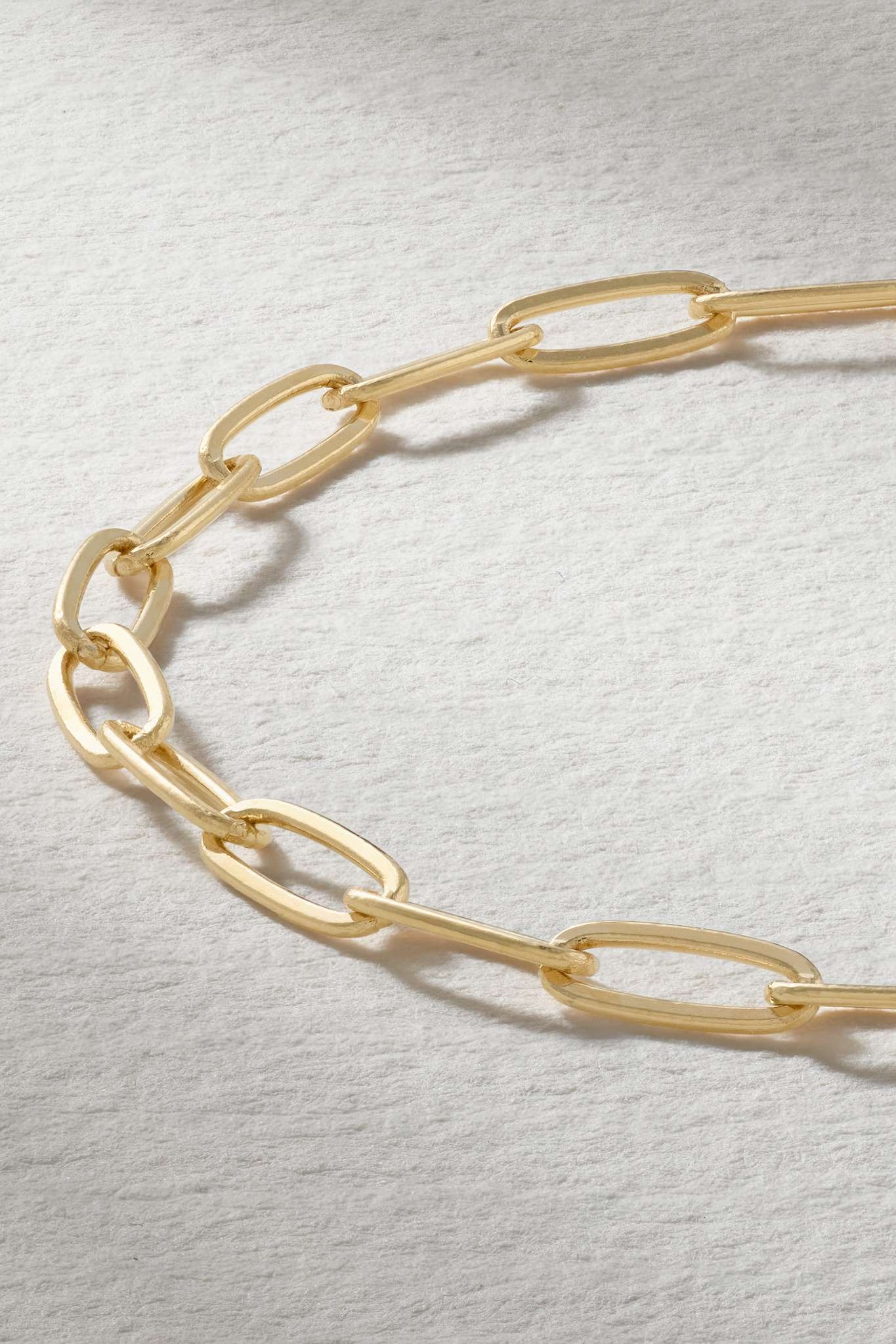 Paperclip Chain 14-karat gold bracelet - 4