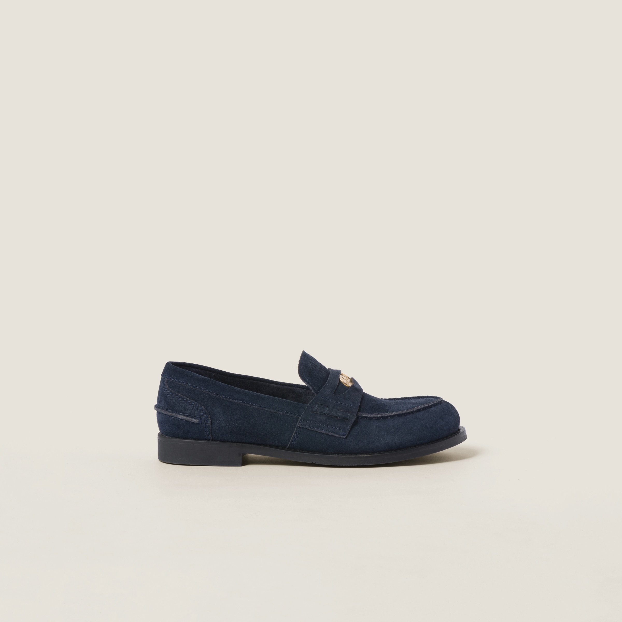 Faded suede loafers - 2