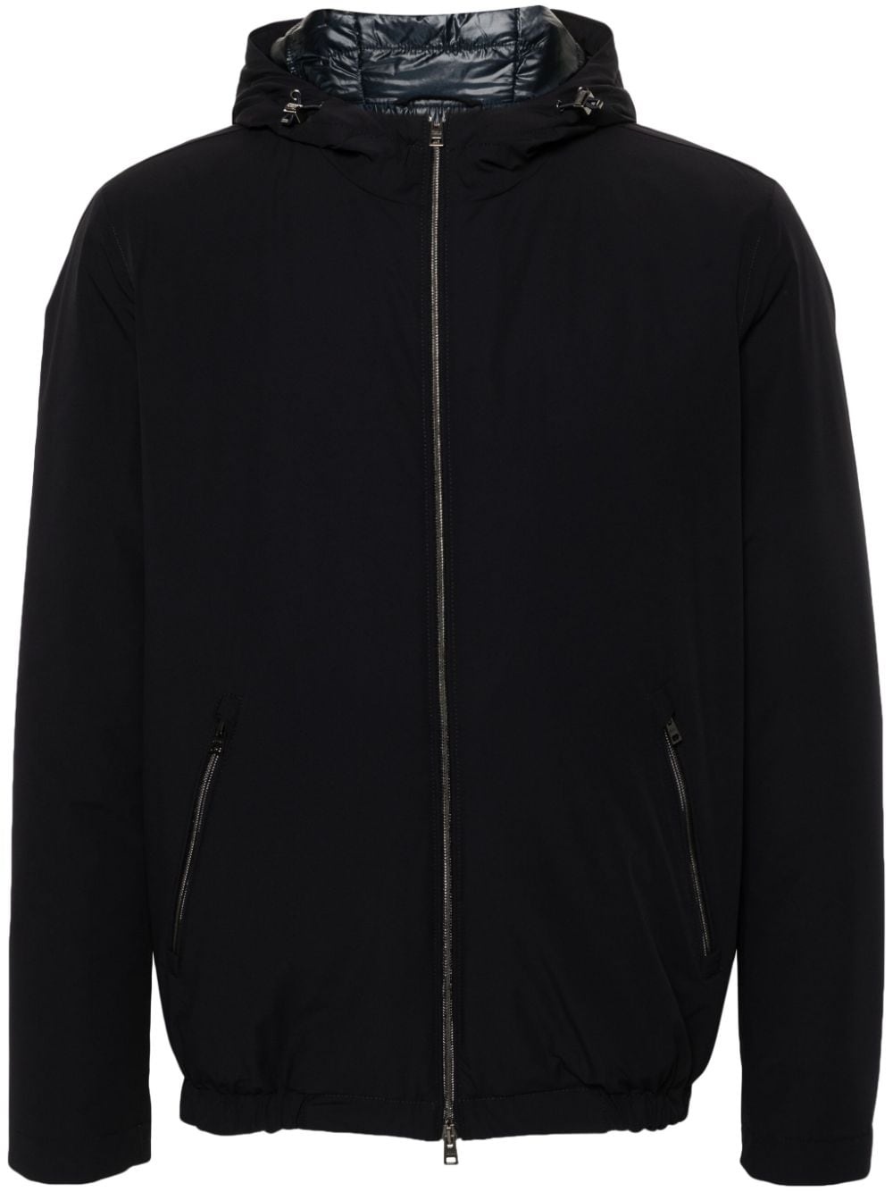 zip-up hooded jacket - 1