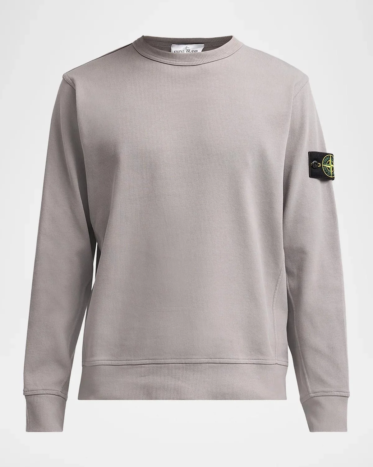 Men's Cotton Micro-Rib Crewneck Sweater - 1