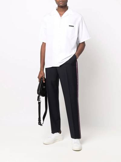 Valentino high-waisted straight-leg trousers outlook