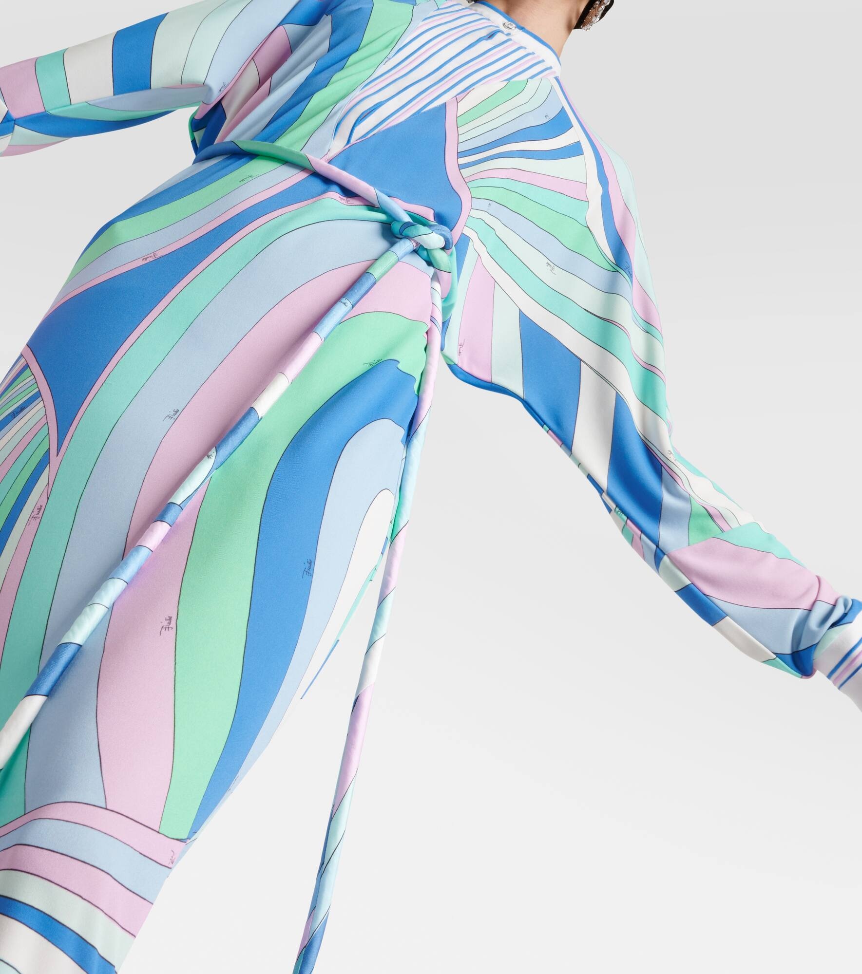 Layered belted printed tunic - 5