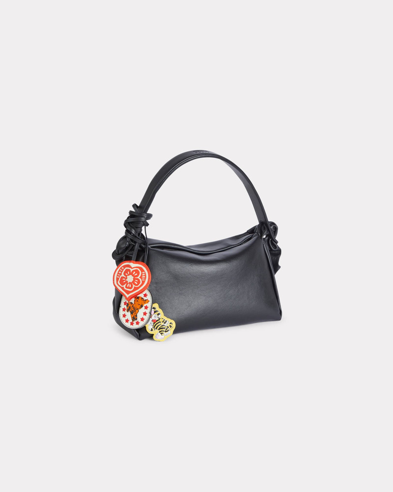 'KENZO Cartoon' charm in metal and leather 3