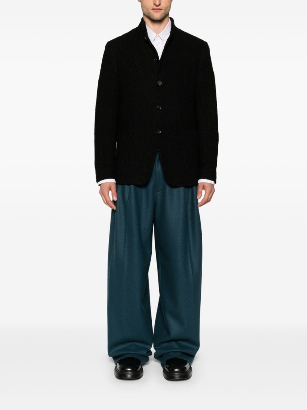 Obi brushed single-breasted blazer - 2