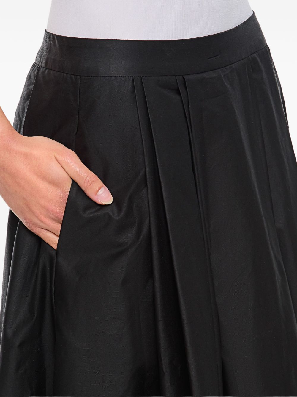 Anarchic pleated midi skirt - 5