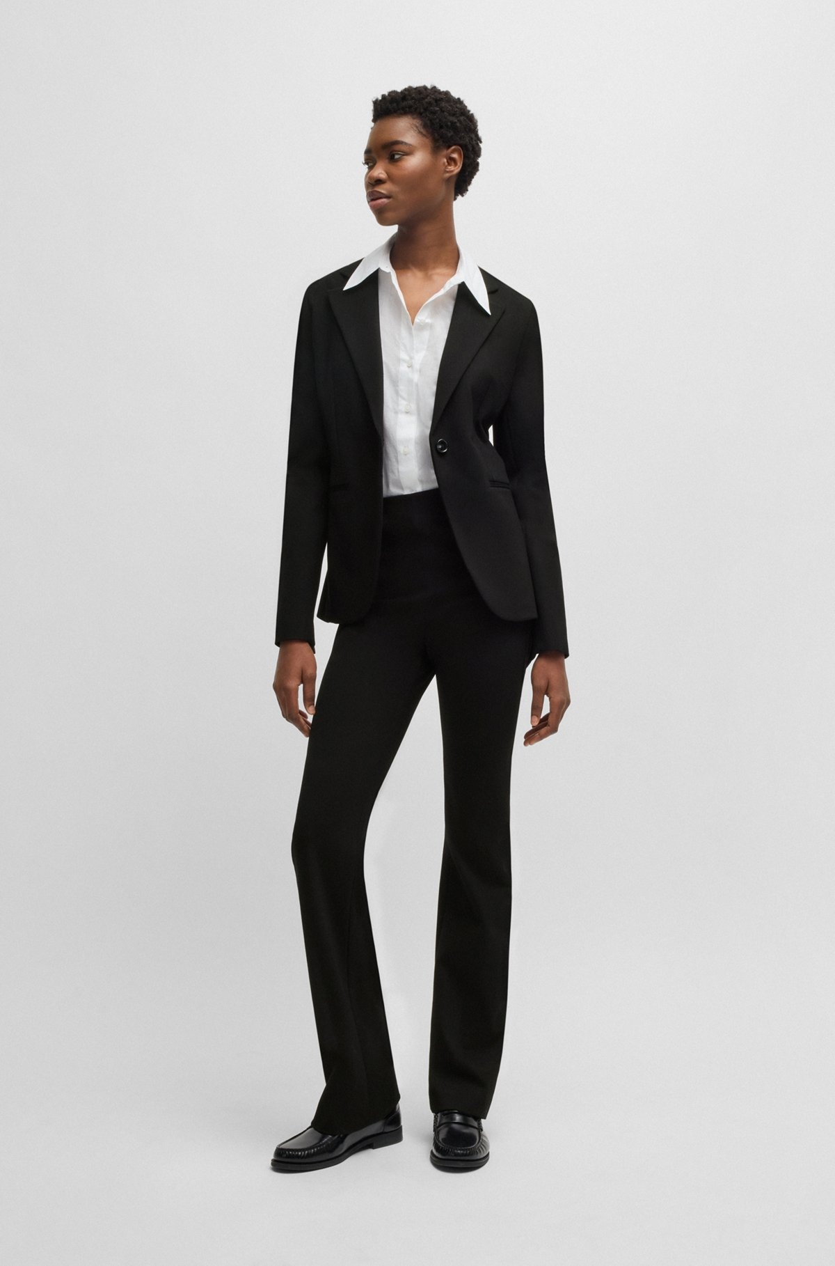 FLARED LEGGINGS IN STRETCH JERSEY - 3