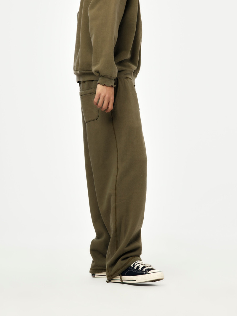 A.PRESSE VINTAGE SWEAT PANTS (OLIVE) (SIS) outlook