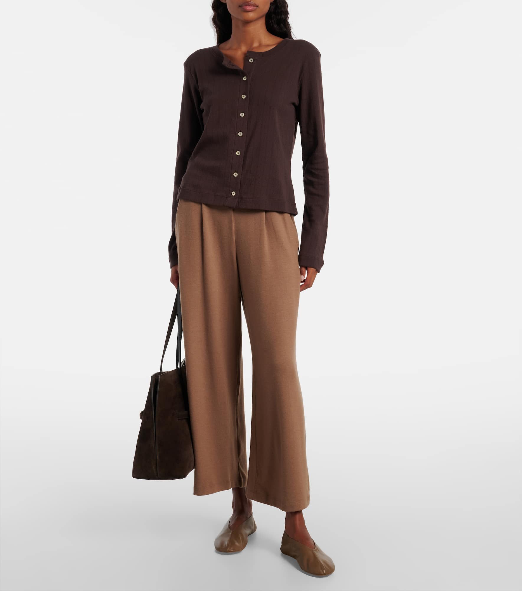 Pointelle cotton cardigan - 2