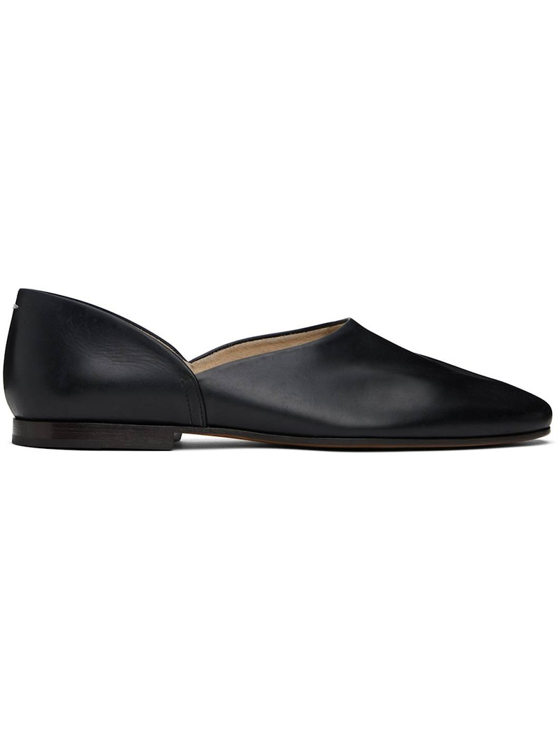 Black Grecian Slip-on Loafers 1