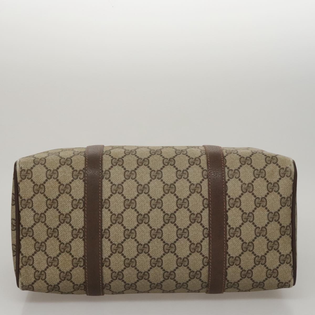 GUCCI GG Supreme Web Sherry Line Hand Bag Pvc Beige Gold 40 02 007 - 5