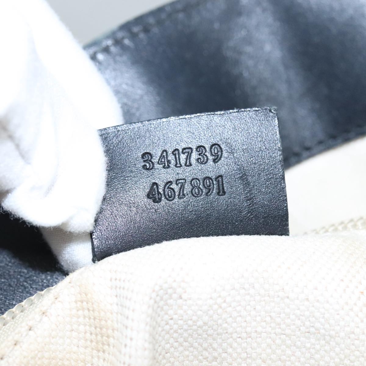 GUCCI Tote Bag Canvas Black - 12
