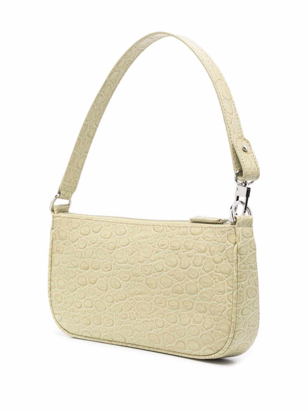 Rachel crocodile-embossed shoulder bag - 4