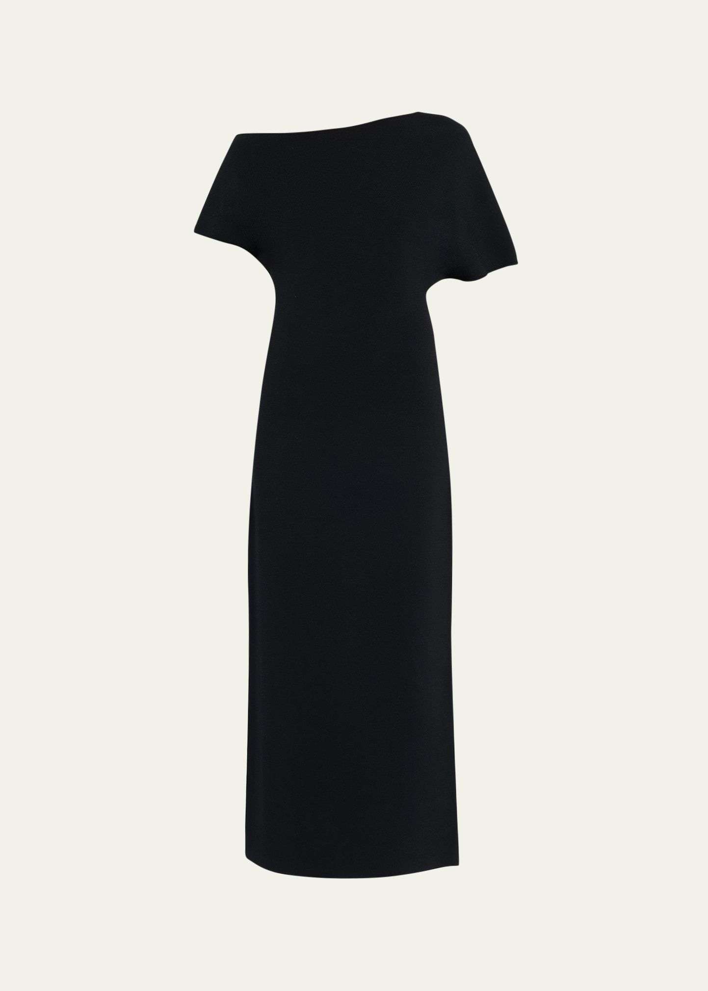Asymmetric Knit Dress - 1