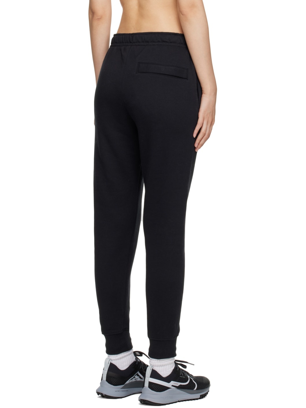 Black Embroidered Lounge Pants - 3