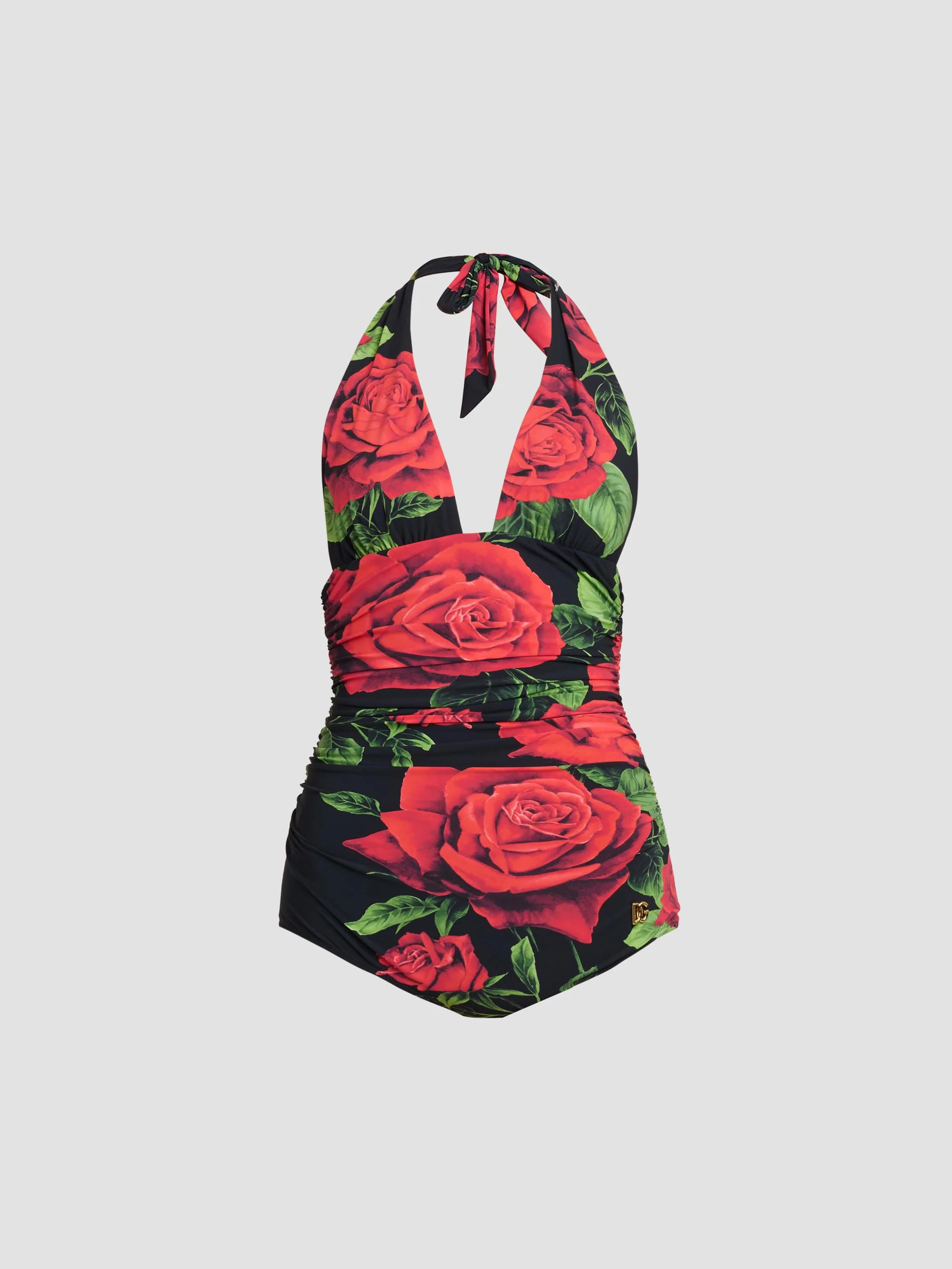 Women's St. Sicilia Retro One-Piece Swimsuit - Rose Nero - 1