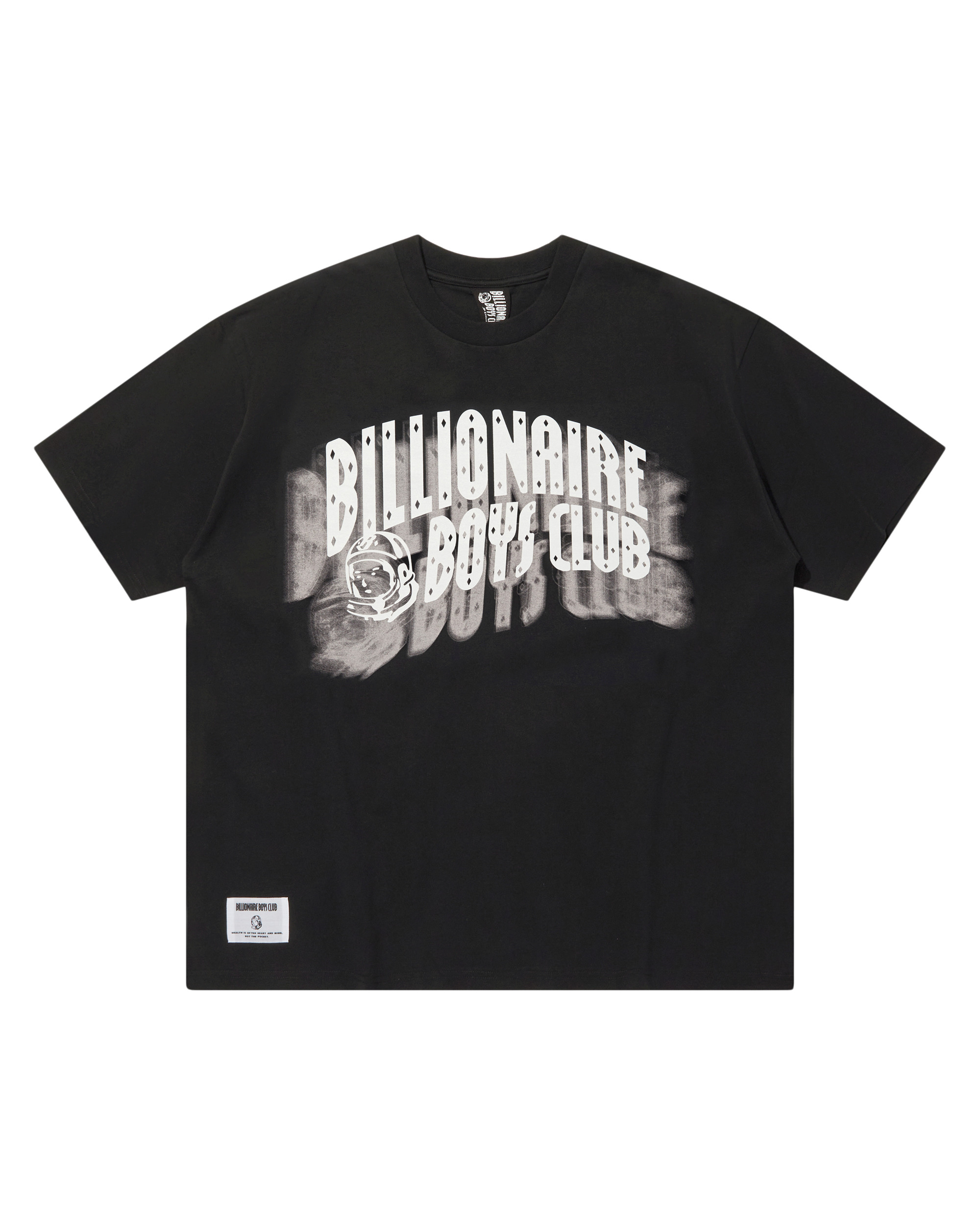COTTON T-SHIRT BLURRY ARCH LOGO - 1