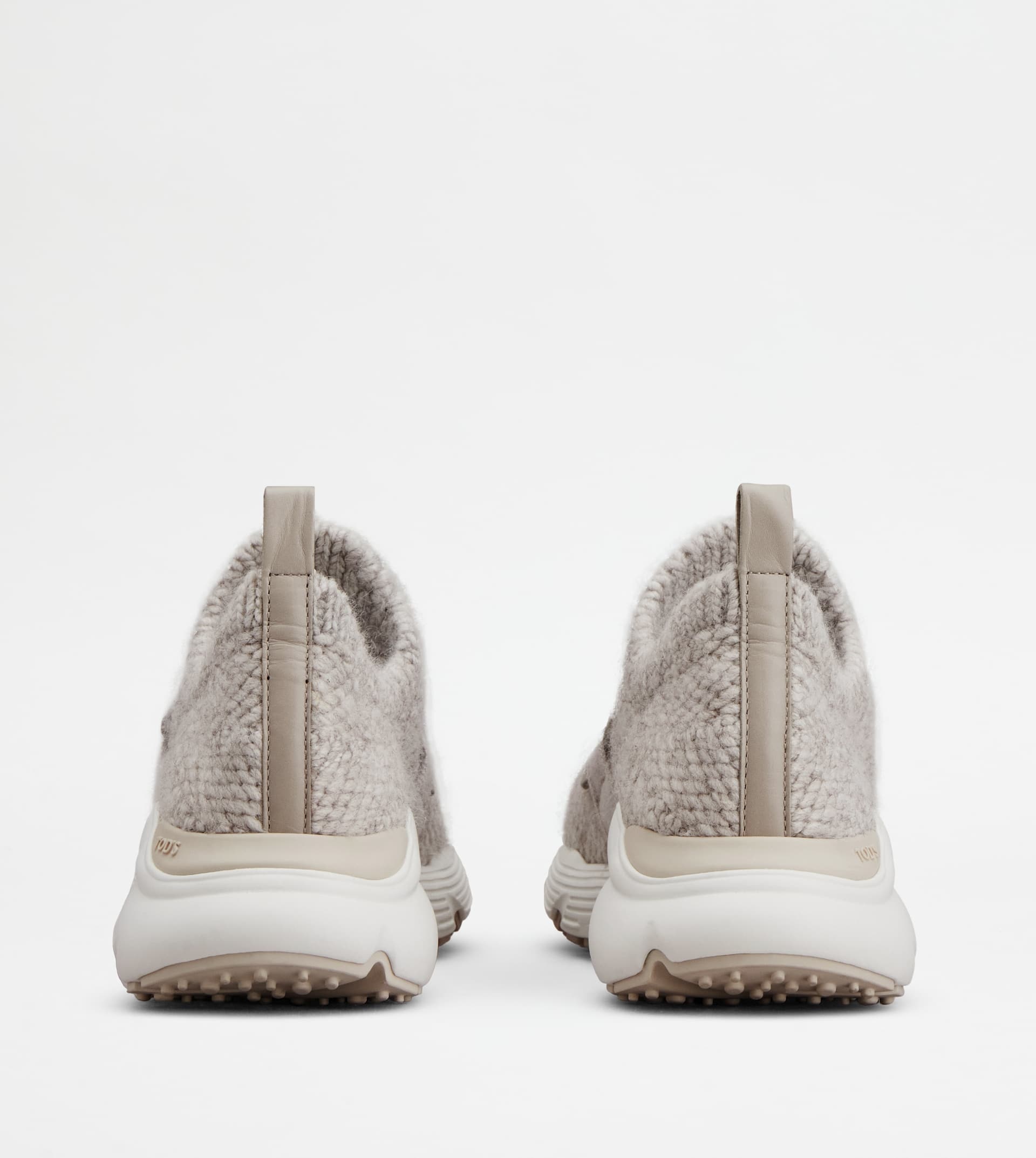 KATE SLIP-ON SNEAKERS IN FABRIC - GREY - 3