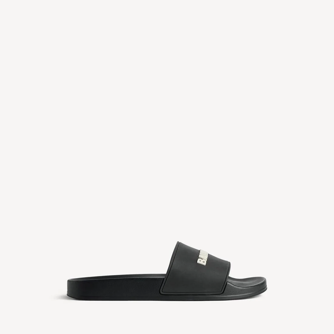 Men's Pool Slide Sandal in Black/white - 1