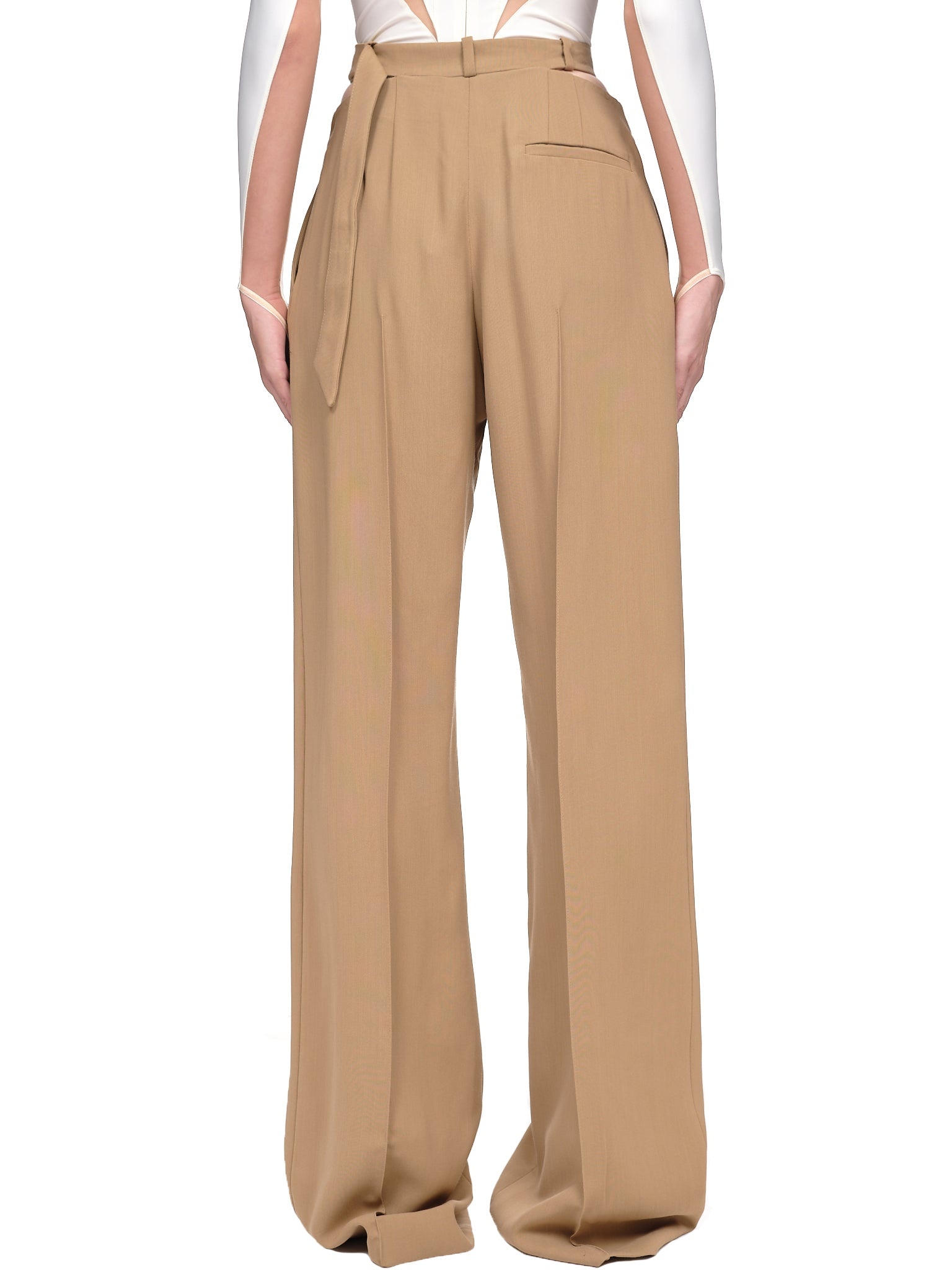 Belted Fluid Trousers - 3