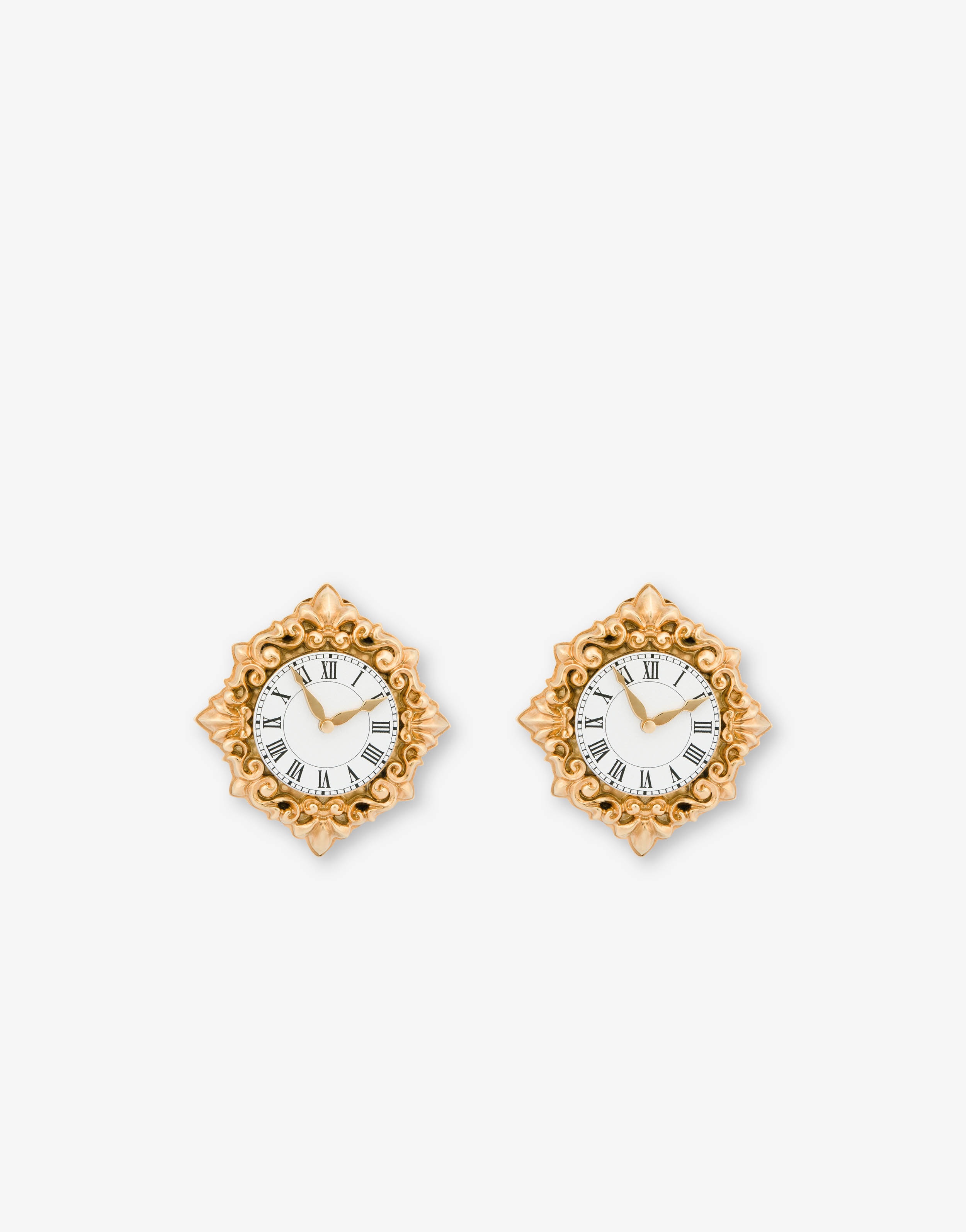 BAROQUE CLOCK EARRINGS - 1