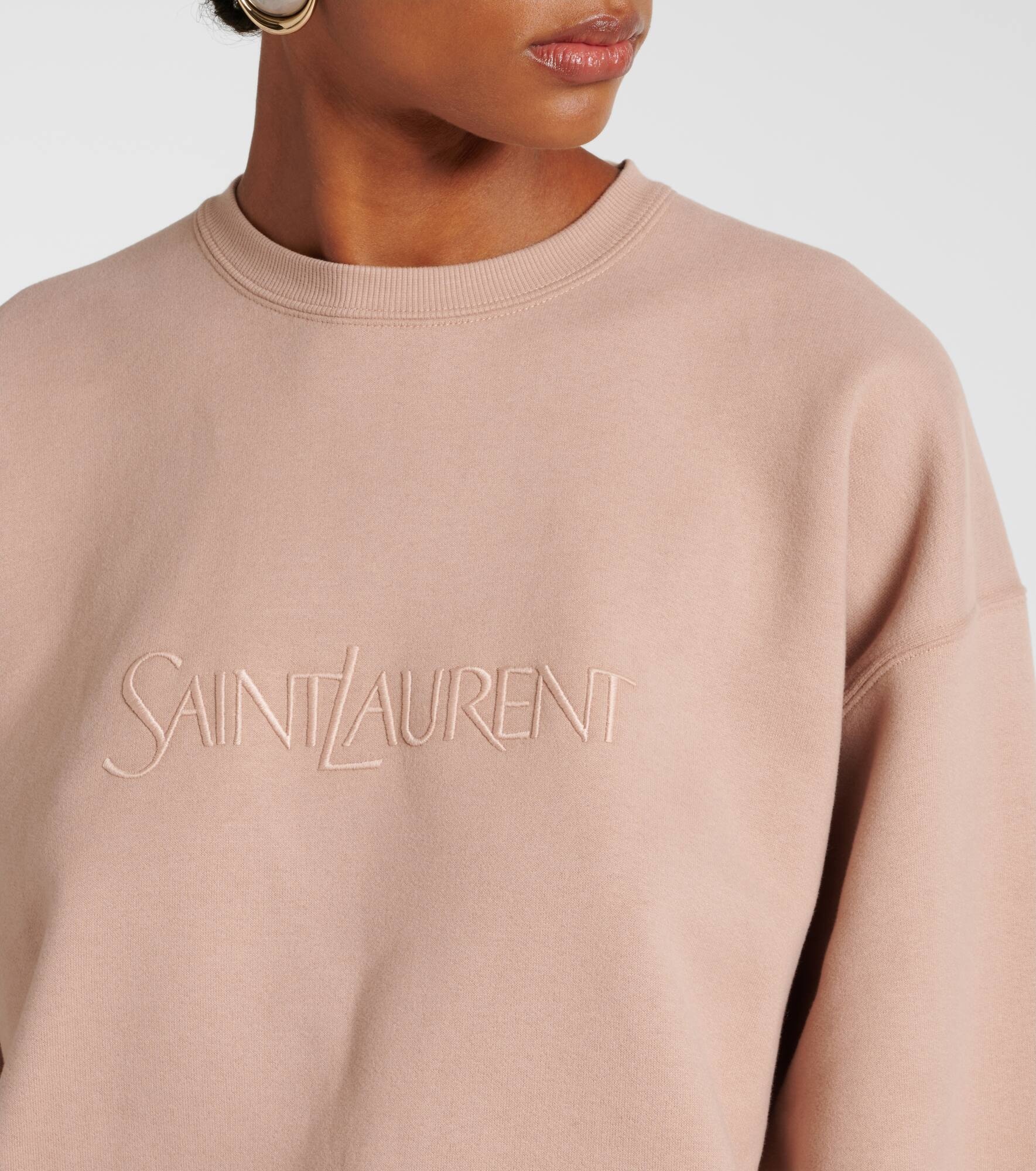Logo cotton jersey sweatshirt - 4