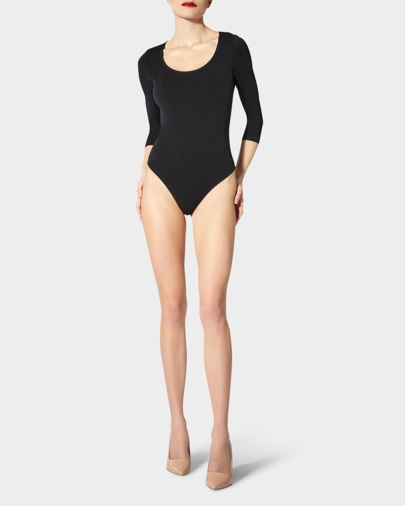 Wolford Tokio 3/4-Sleeve String Bodysuit outlook