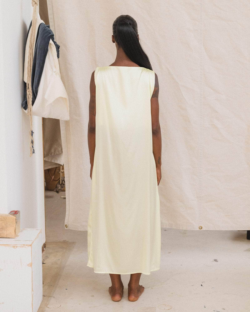 BASERANGE Sepia Dress - Silk Satin outlook