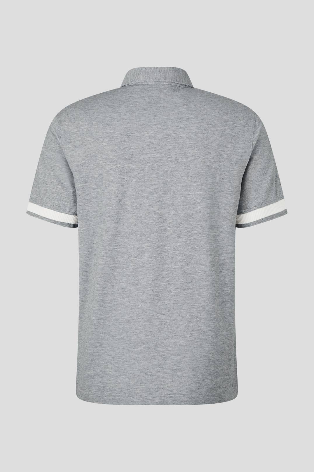 LAGOS POLO SHIRT IN LIGHT GRAY/OFF-WHITE - 5