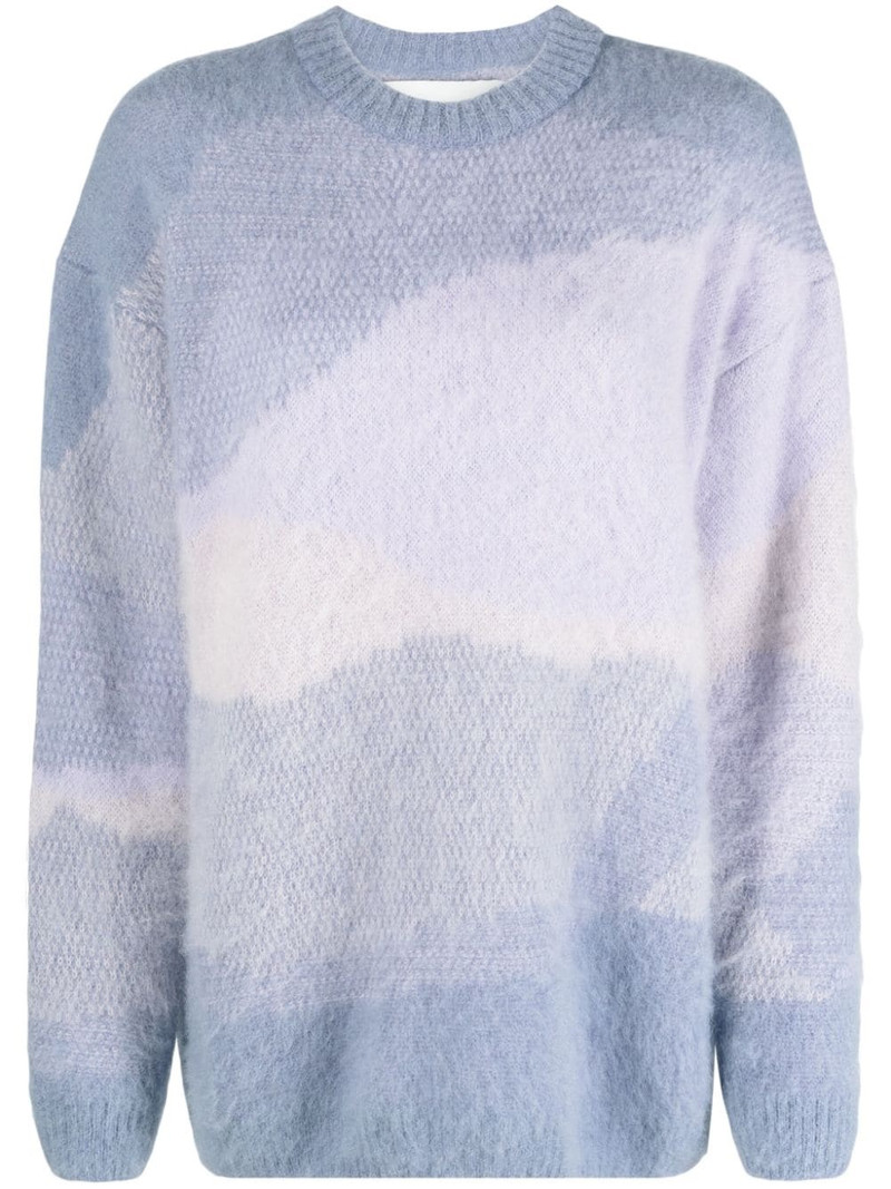 Eclipse patterned intarsia-knit jumper 1
