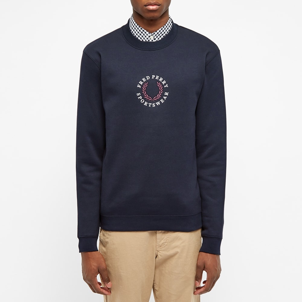 Fred Perry Embroidered Crew Sweat - 4