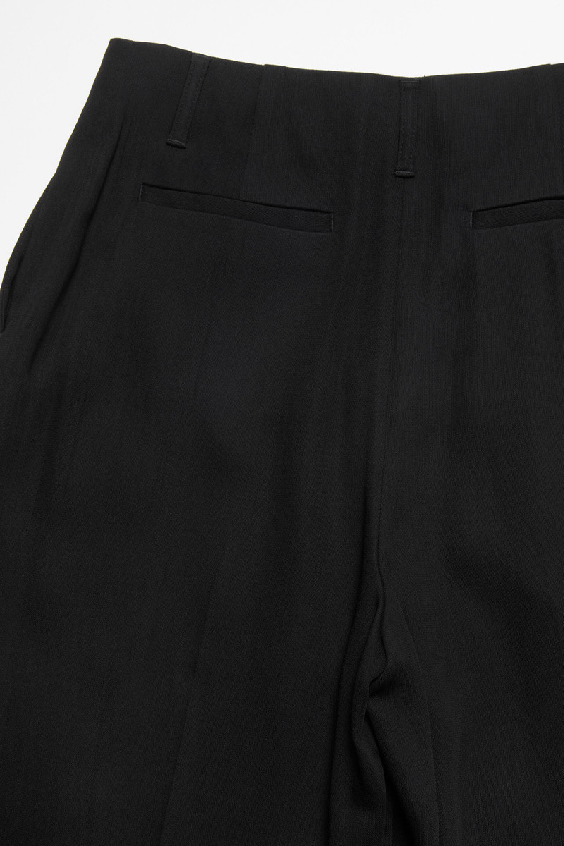 Tailored wool blend trousers - Black 6