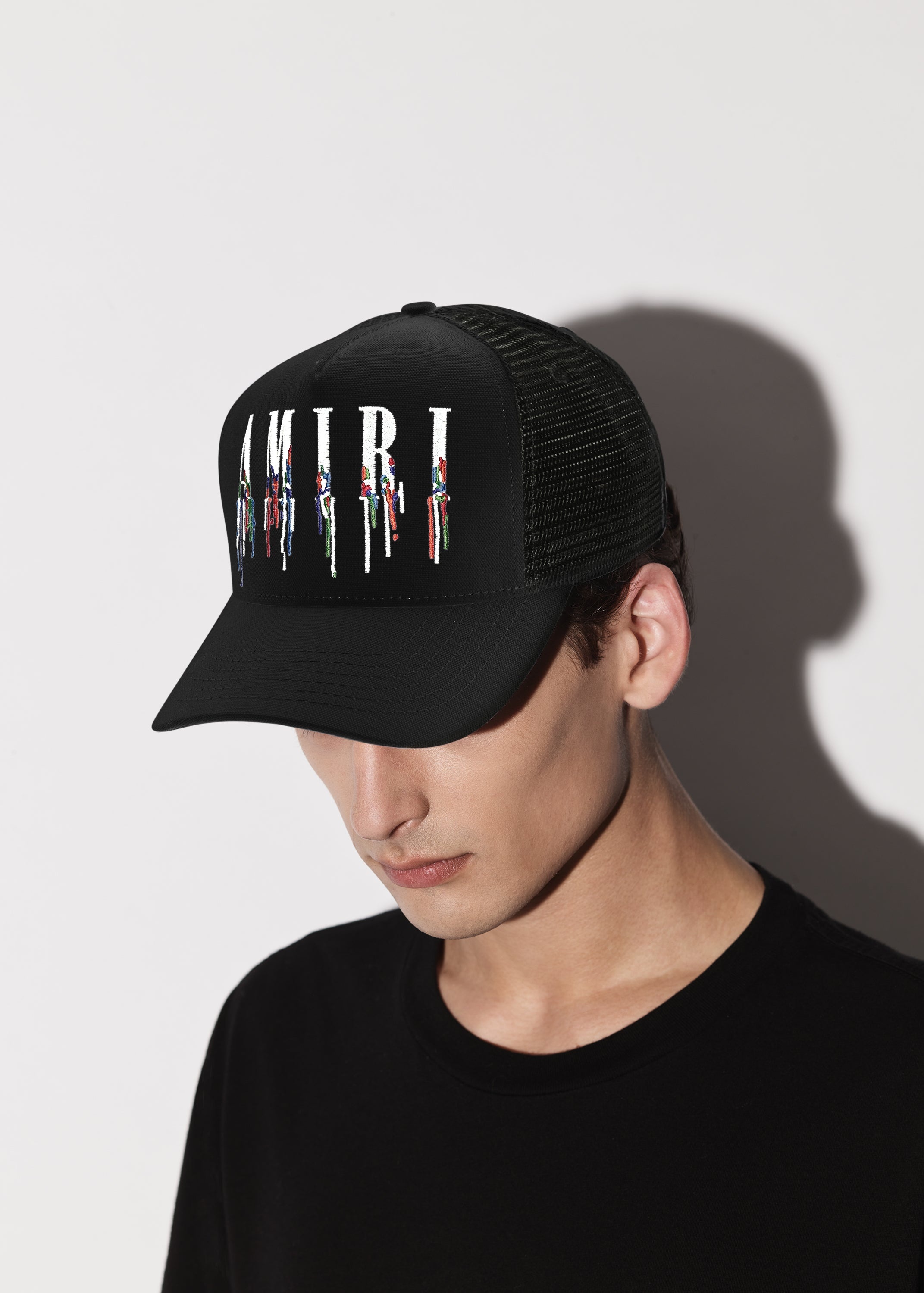 PAINT DRIP CORE LOGO TRUCKER HAT - 5
