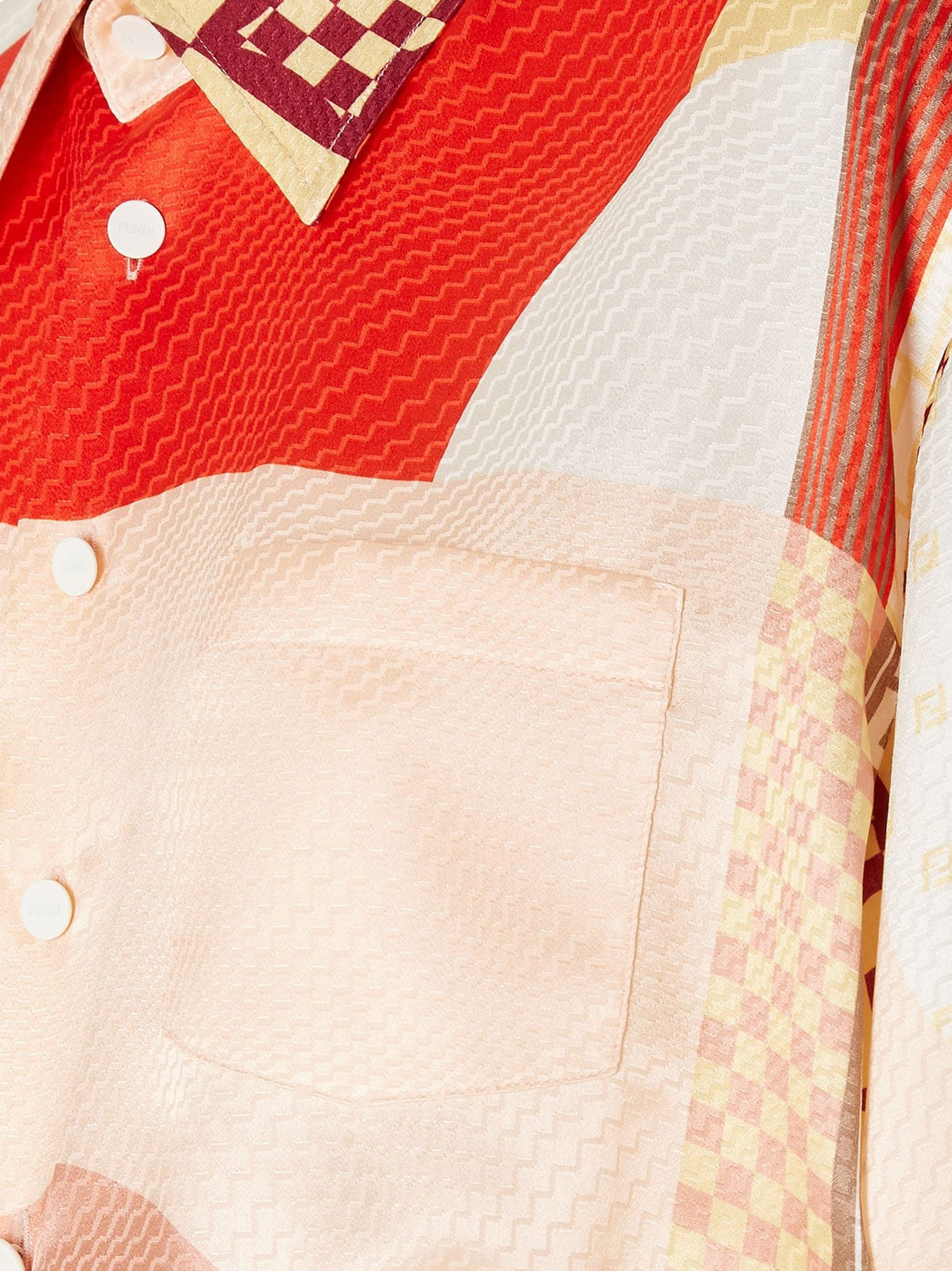 Patchwork Silk Shirt - 3