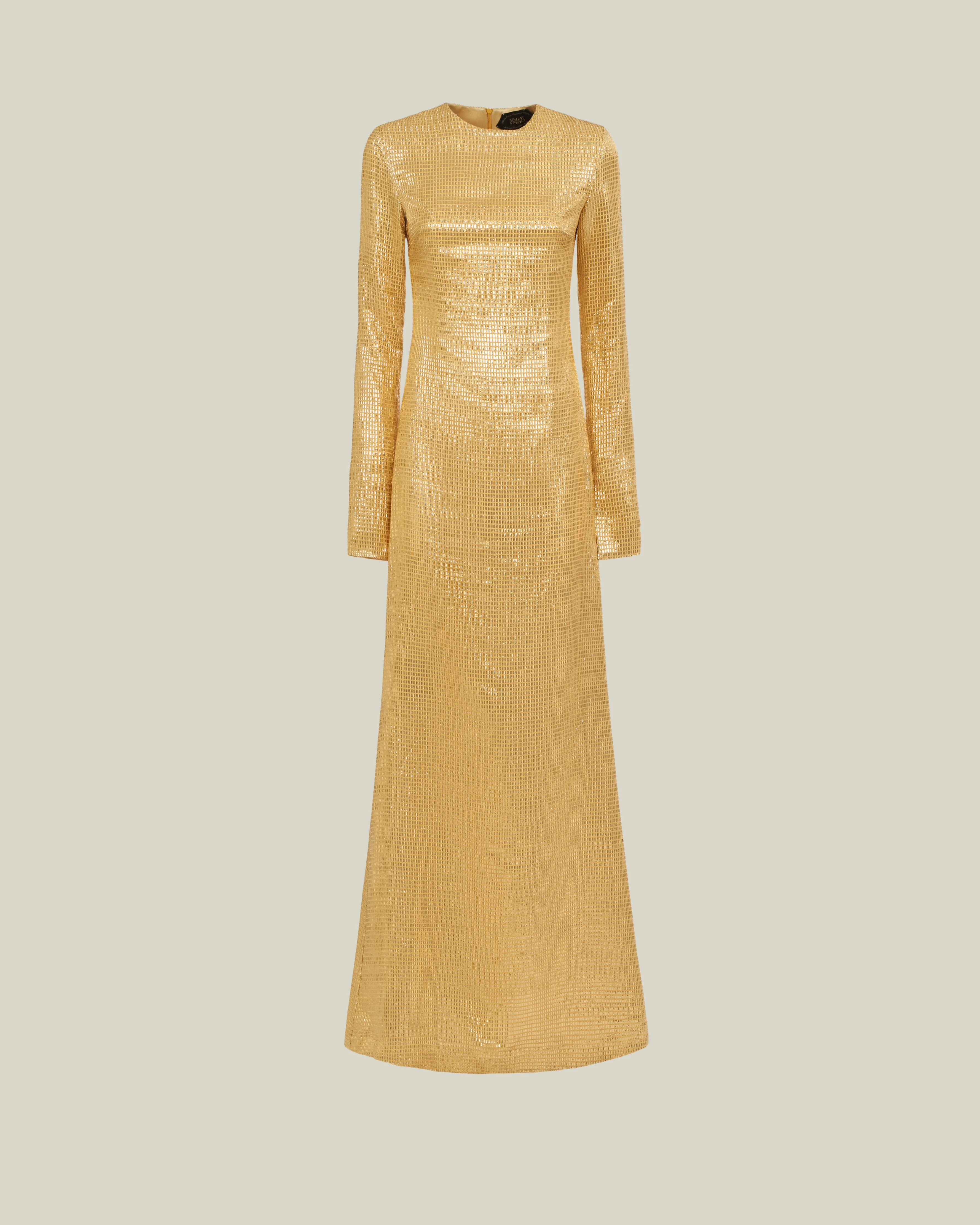Sonora Dress in Antique Gold - 1