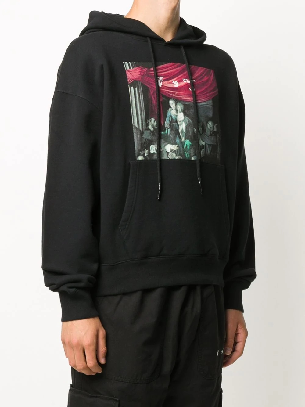 Caravaggio print hoodie - 3