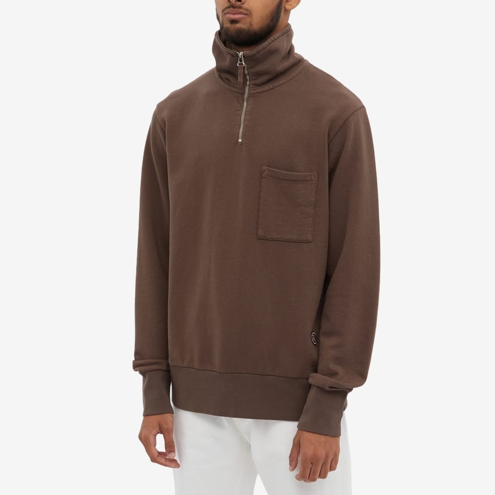 Universal Works Quarter Zip Sweat - 3