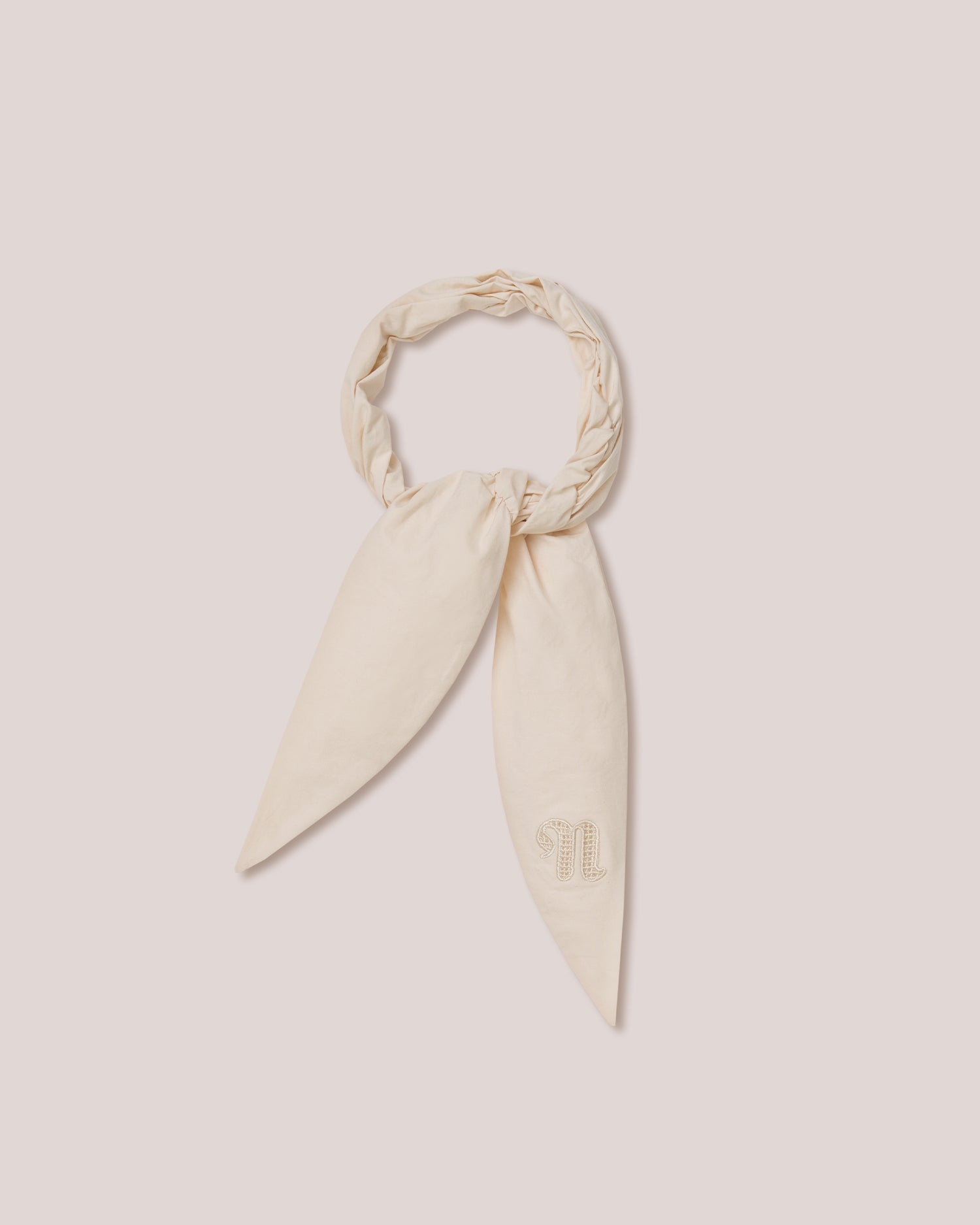 Heavy Poplin Bow Scarf - 2