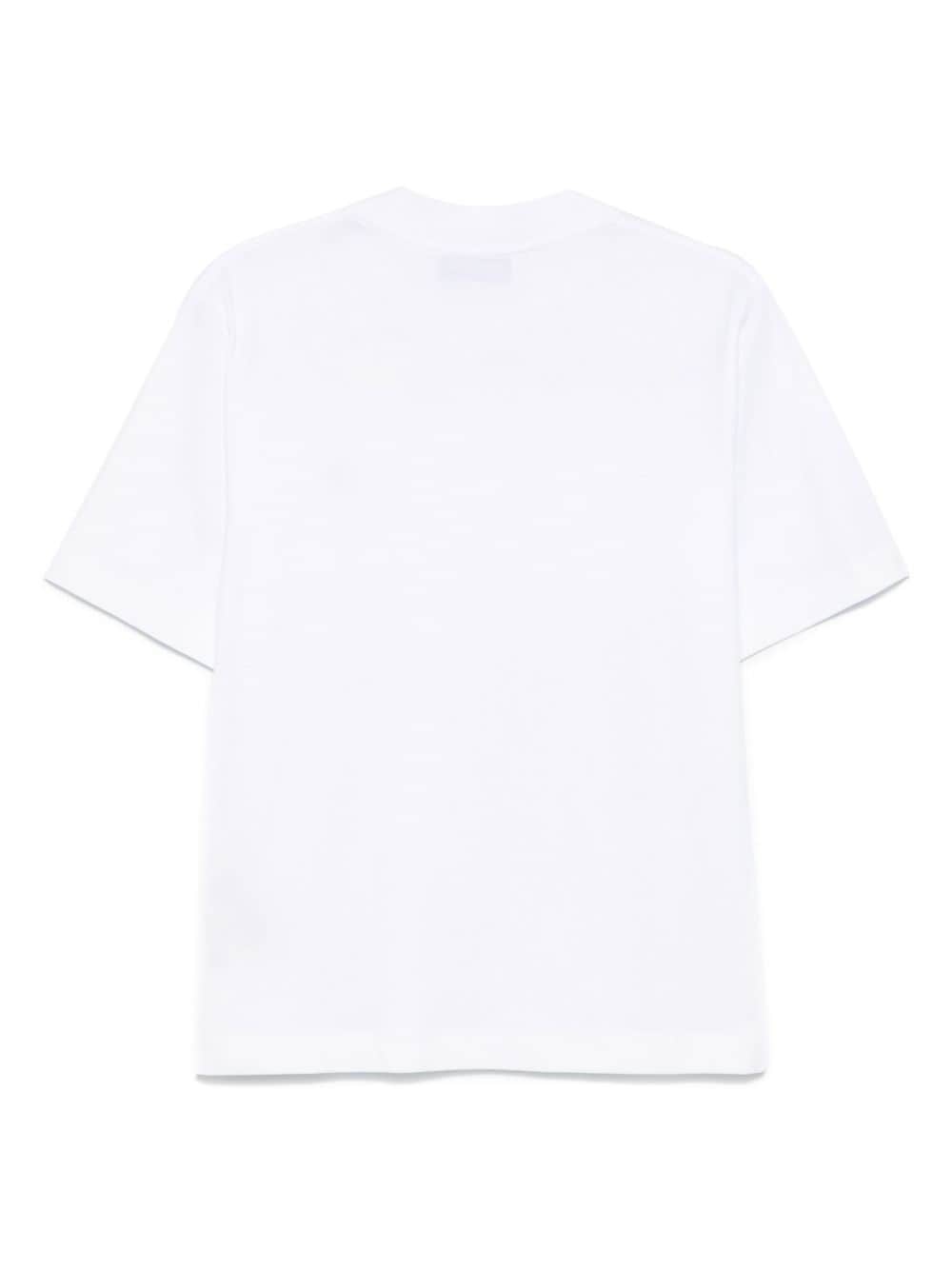 logo-embroidered T-shirt - 2
