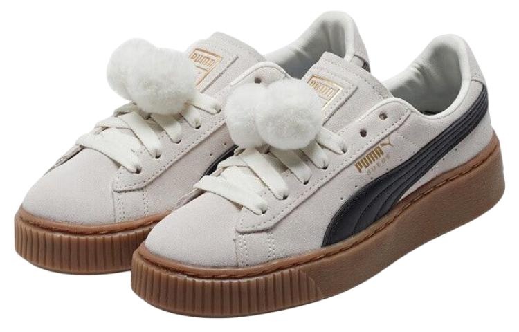 (WMNS) PUMA Suede Platform 'Cream White' 391902-01 - 3