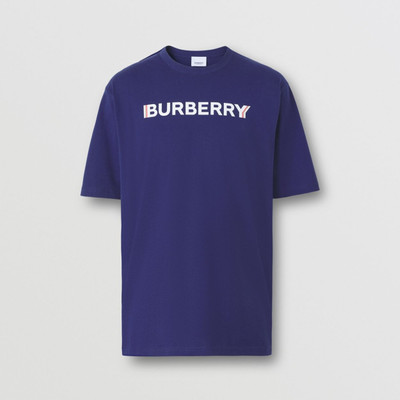 Burberry Logo Print Cotton T-shirt outlook