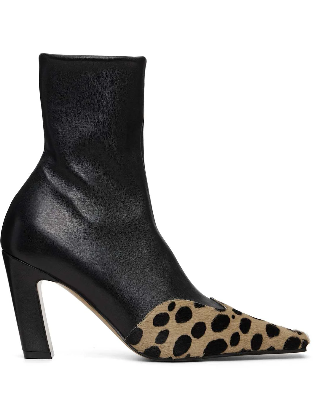 Black Nevada Stretch High Boots - 1