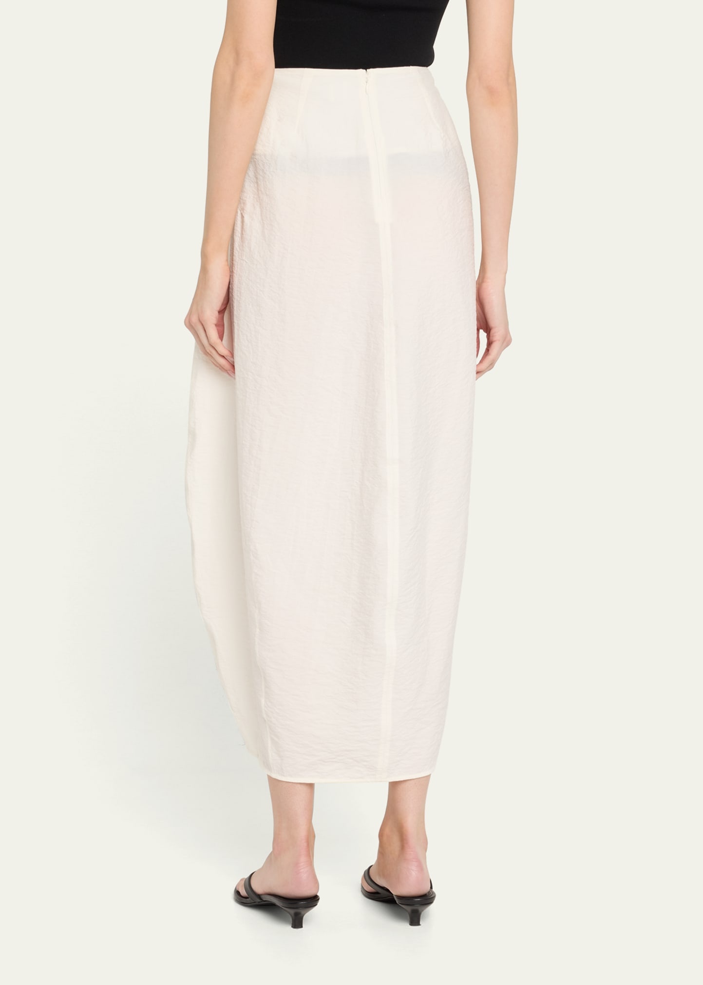 Cotton Voile Ankle Parachute Skirt - 3
