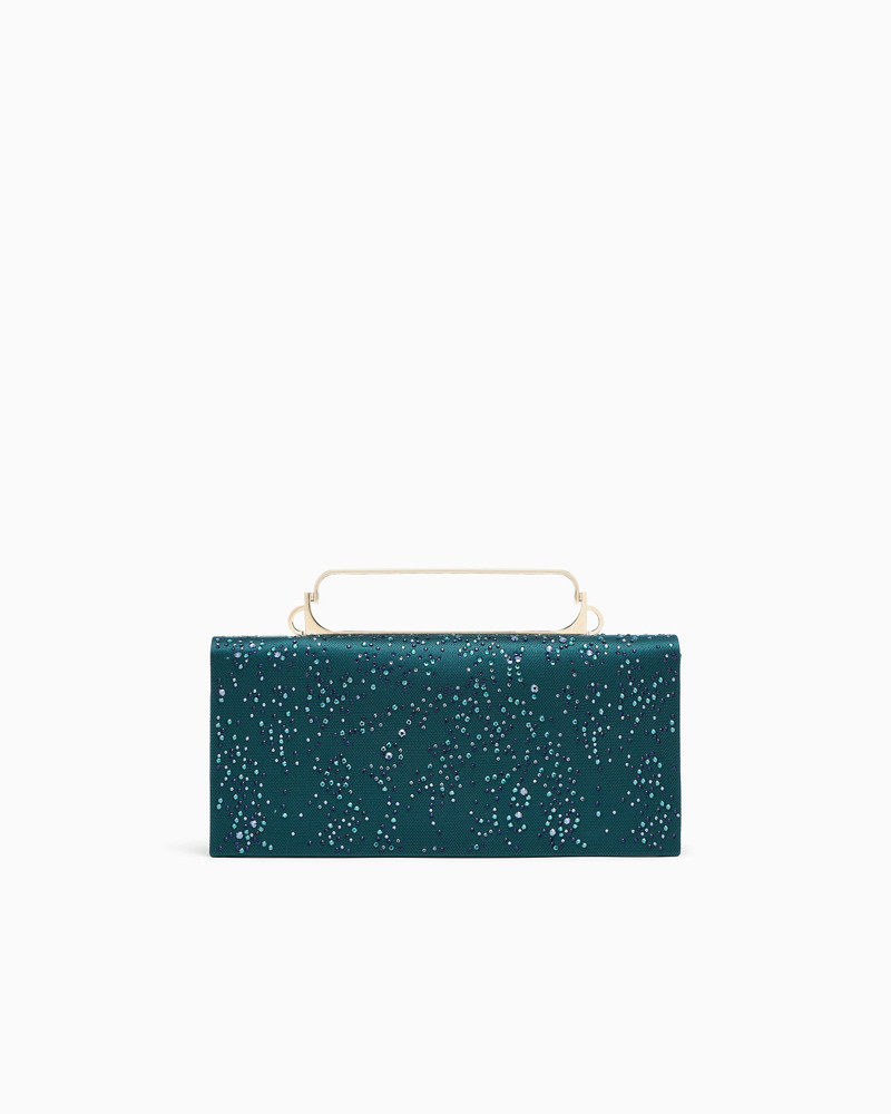 SATIN AND RHINESTONE CLUTCH BAG 3