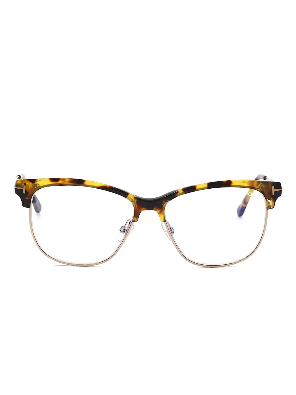 square-frame glasses - 1