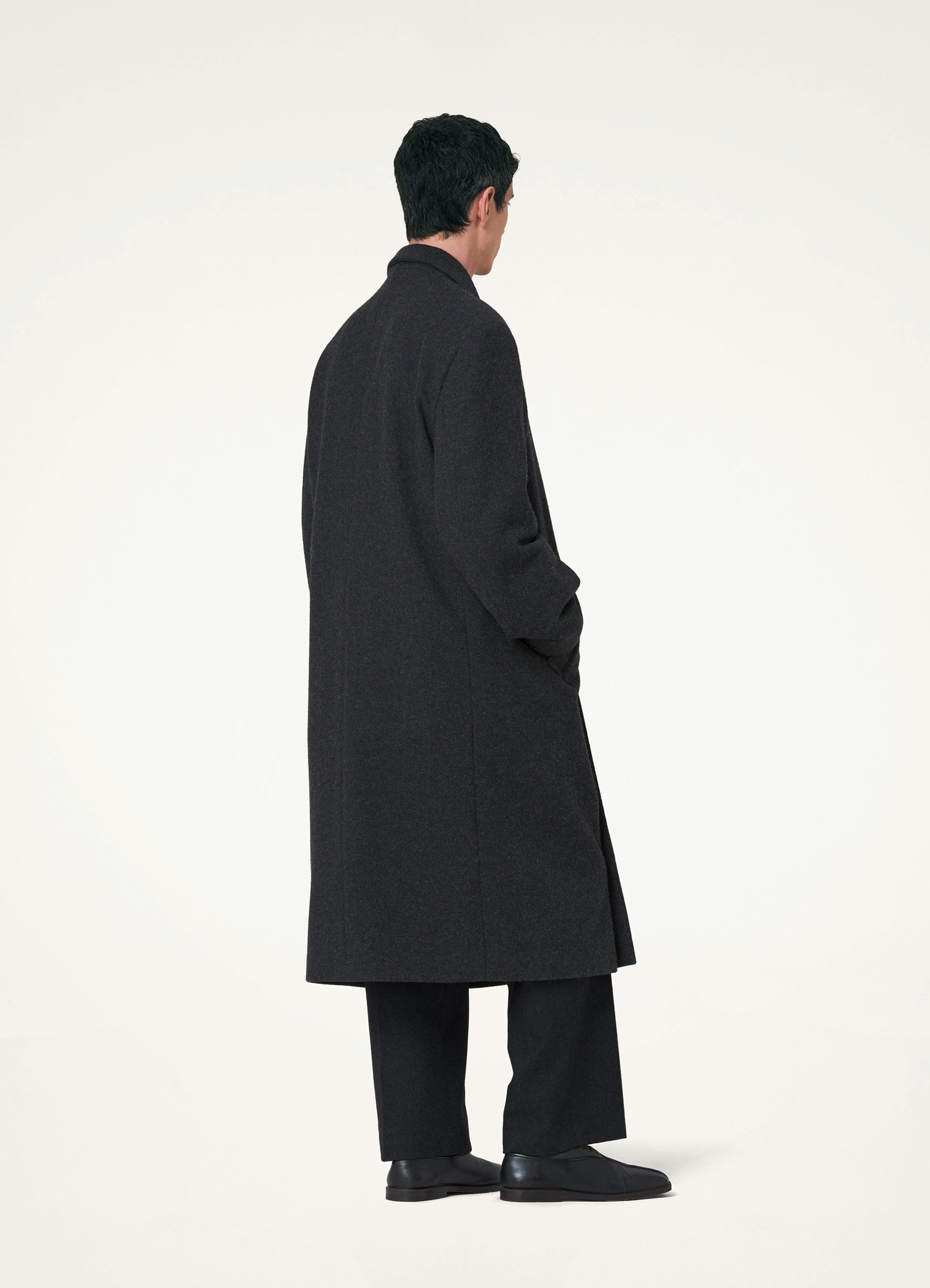 MAXI DOUBLE BREASTED COAT - 3