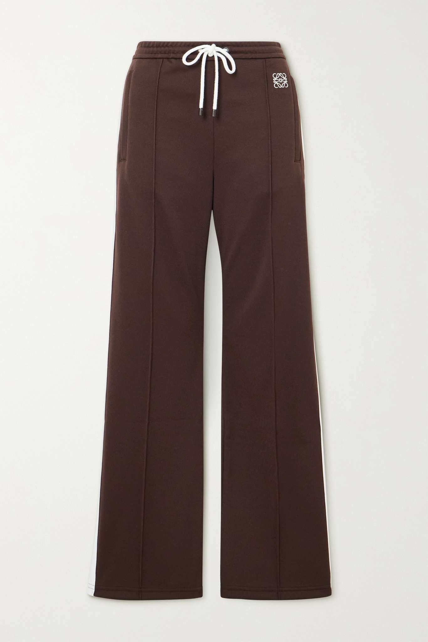 Loewe Anagram embroidered jersey track pants | netaporter
