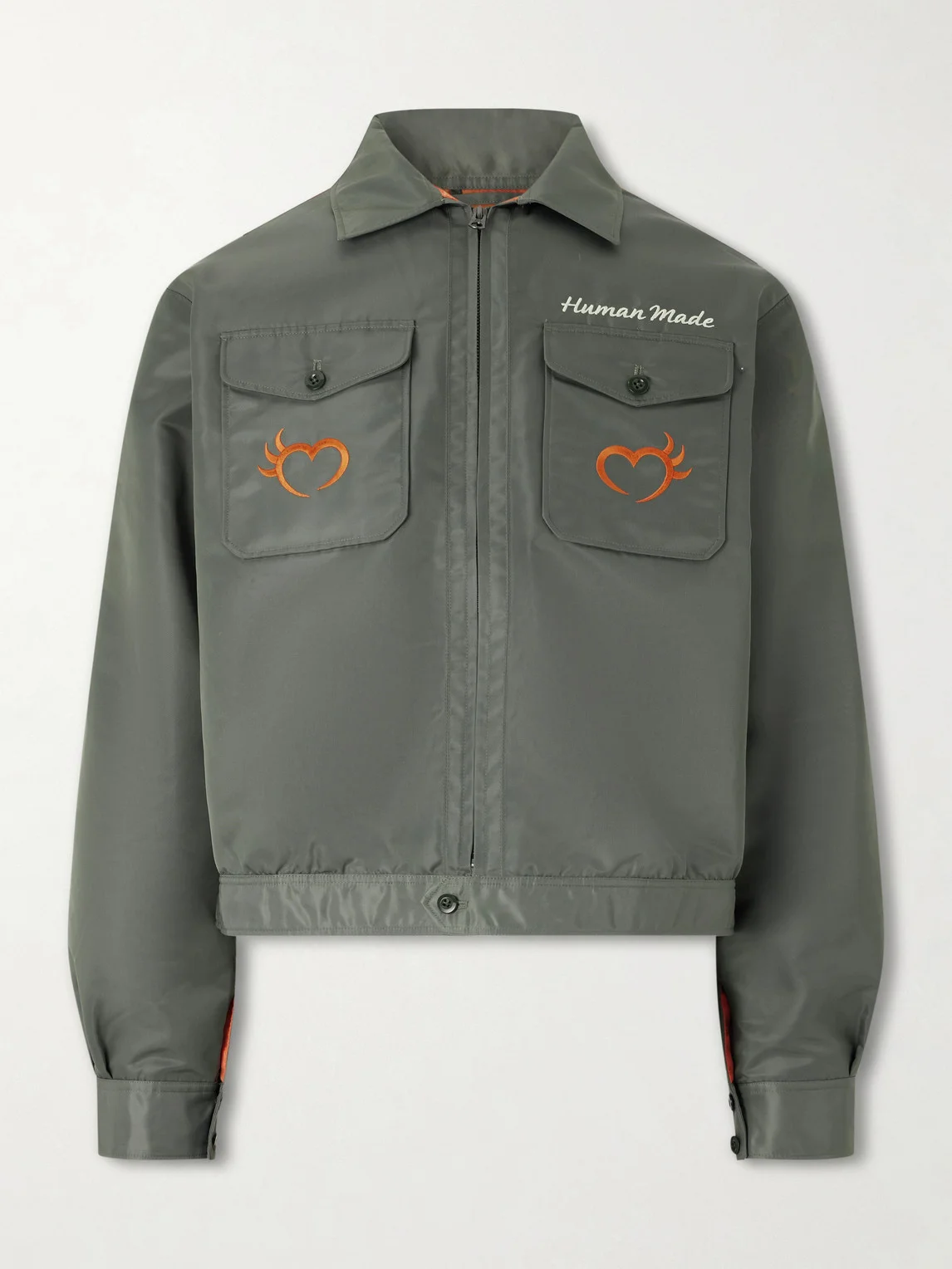 Embroidered Nylon Jacket - 1